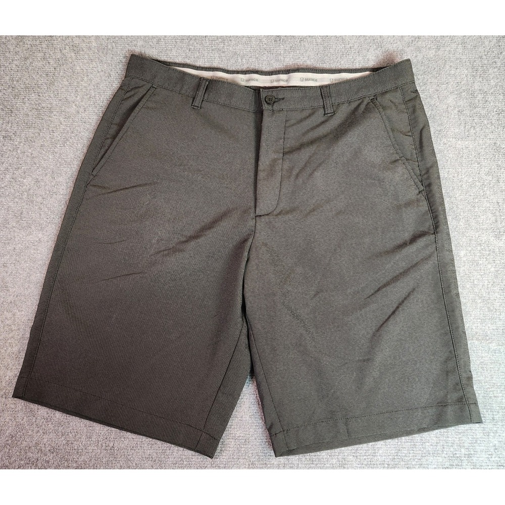 Sunice Shorts Mens 36 Charcoal Grey Performance Golf Active EUC
